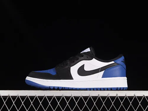 All categories Air Jordan Jordan series basketball shoes Air Jordan 1 Low G version pure original Air Jordan 1 Low Golf "Royal Toe" AJ1 Joe 1 new golf version black and blue toe DD9315-102